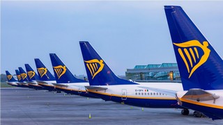 Ryanair erzielte mit 663 Mio. EUR den bisher stärksten Gewinn für das erste Quartal. Bild und Copyright: Peter Krocka / shutterstock.com.