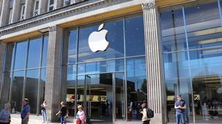 Apple-Store in Hamburg. Bild und Copyright: Michael Barck / 4investors.