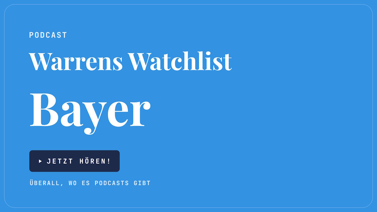 Ein Risiko weniger ist noch keine Rendite. Warum ein guter Tag noch keine Wende für die Bayer Aktie ist, hörst du in der Folge.