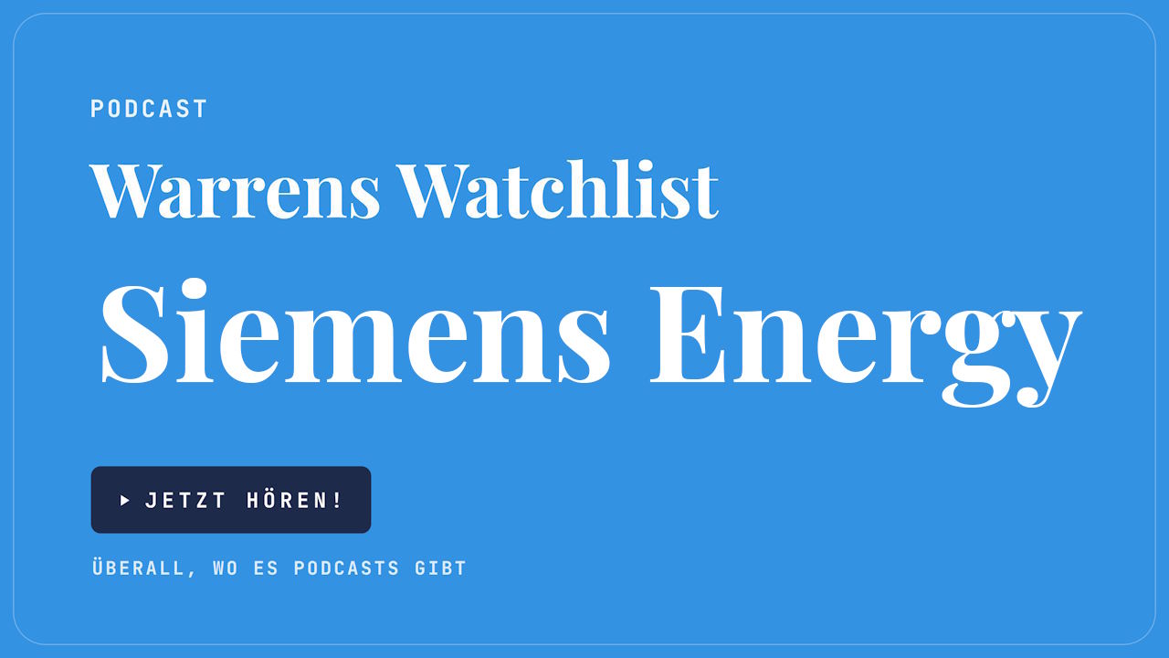 Die Value-These trägt bei Siemens Energy. Das Comeback ist echt und verdient Respekt – doch einige Entwicklungen sollte man genau beobachten.