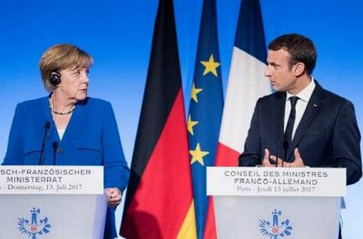 Bundeskanzlerin Angela Merkel und Frankreichs Staatspräsident Emmanuel Macron stehen in diesem Monat im Blickpunkt - aus unterschiedlichen Gründen. Bild und Copyright: Frederic Legrand - COMEO / shutterstock.com