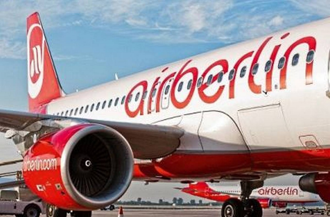 Airbus A320 aus der Flugzeugflotte von Air Berlin. Bild und Copyright: Andreas Wiese, airberlin.