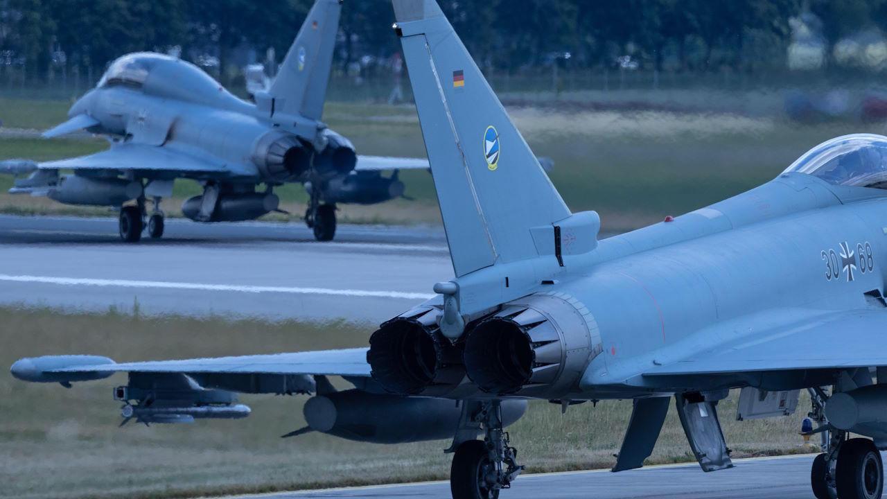 Deutschland bestellt 20 Eurofighter bei Airbus. Lieferung an die Bundeswehr ab 2031. Bild und Copyright: Airbus.