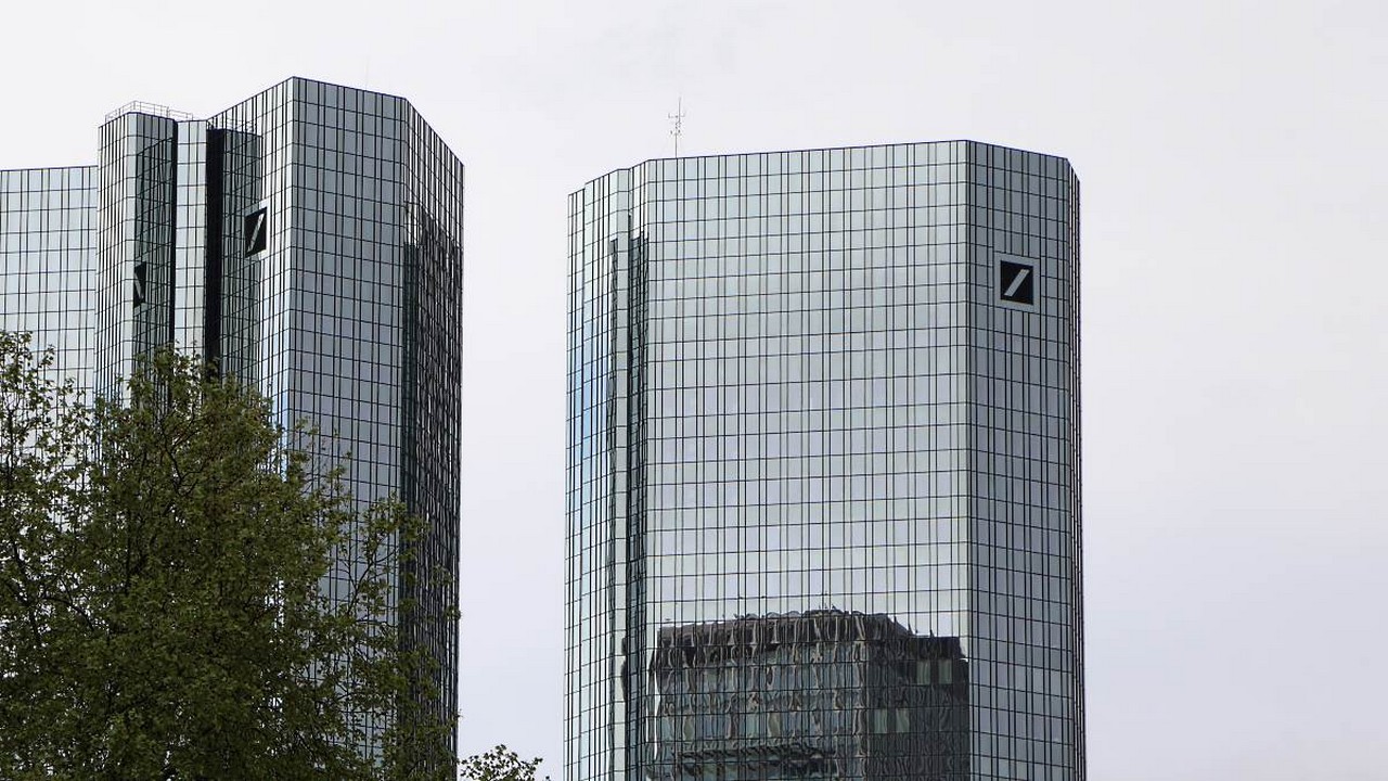 Zentrale der Deutschen Bank in Frankfurt. Bild und Copyright: Michael Barck / 4investors.