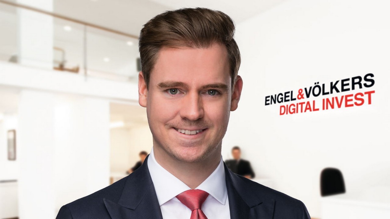 Engel & Völkers Digital Invest Vorstand Marc Laubenheimer im 4investors-Interview. Bild und Copyright: Engel & Völkers Digital Invest.