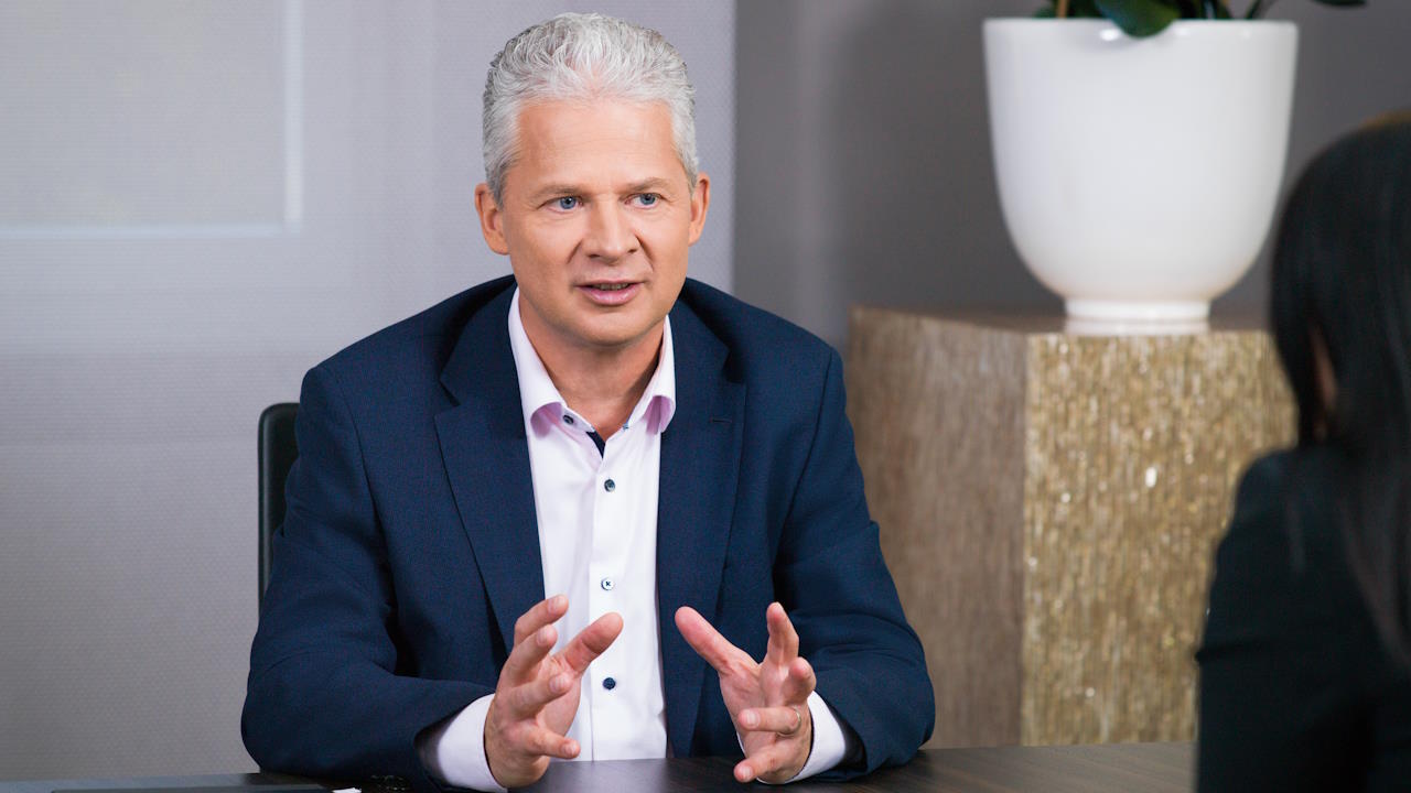 Andreas Grassauer, CEO und Mitbegründer der Marinomed Biotech AG. Bild und Copyright: Marinomed Biotech.