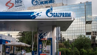 Gazprom-Tankstelle