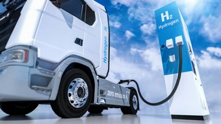 Auch bei den Nutzfahrzeugen ändern sich die Antriebskonzepte: Wasserstoff ist ein heißer Kandidat für große Marktanteile. Bild und Copyright: Alexander Kirch / shutterstock.com.