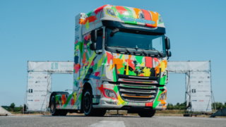 Wasserstoff-Truck fyuriant von Clean Logistics. Bild und Copyright: Clean Logistics.