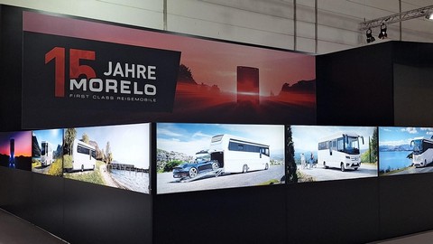 In Düsseldorf läuft der Caravan Salon. Dort ist auch Knaus Tabbert mit Ständen von Marken wie Morelo vertreten. Bild und Copyright: Johannes Stoffels / 4investors.