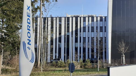 Nordex-Zentrale in Hamburg. Bild und Copyright: Michael Barck / 4investors.
