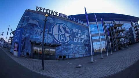 Im kommenden Jahr entfallen ab dem 30. Juni 2026 die 25jährigen planmäßigen Abschreibungen auf die Arena. Bild und Copyright: Schalke 04.