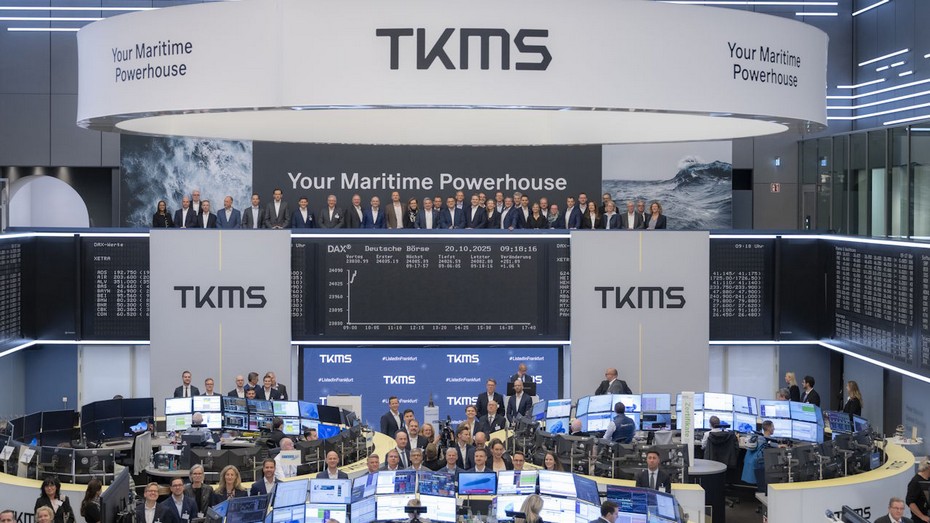 4investors.de-Chartcheck zur TKMS Aktie, die seit Oktober 2025 an der Börse notiert. Bild und Copyright: TKMS.